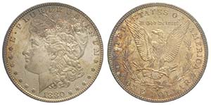 United States, Dollar 1880/9-S, Ag mm 38,1 ... 