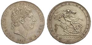 Great Britain, George III, Crown 1819-LIX, ... 
