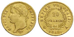 France, Napoleon I Empereur, 20 Francs ... 
