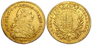 Napoli, Ferdinando IV di Borbone, 6 Ducati ... 