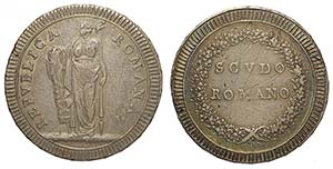 Roma, Repubblica Romana (1798-1799), Scudo, ... 