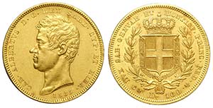Savoia, Carlo Alberto, 100 Lire 1835 Genova, ... 