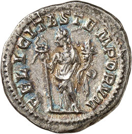 Macrin (217-218). Denier, Rome. 