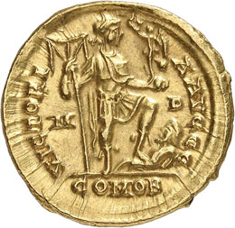 Arcadius (383-408). Solidus, ... 