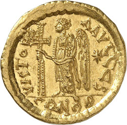 Anastase (491-518). Solidus, ... 