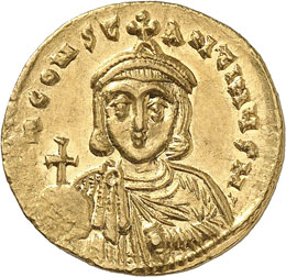 Léon III (717-741). Solidus, ... 