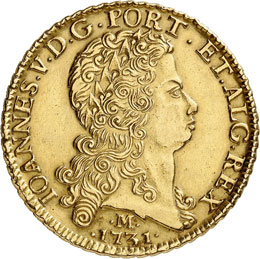 Jean V (1706-1750). 12.800 Reis ... 