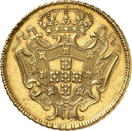 Jean V (1706-1750). 12.800 Reis ... 
