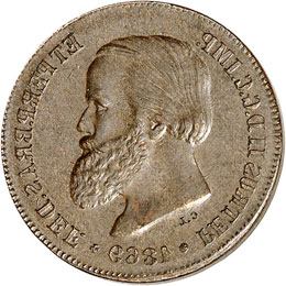Pierre II (1831-1889). 10 Reis ... 