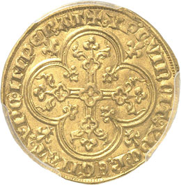 Louis X (1314-1316). Agnel d’or ... 