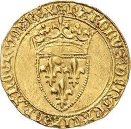 Charles VI (1380-1422). Écu ... 