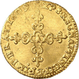 Henri IV (1598-1610). ½ écu ... 