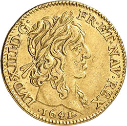 Louis XIII (1610-1643). ½ louis ... 