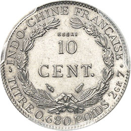 10 cent. 1937, Paris, essai en ... 