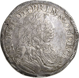 Honoré II (1604-1662). Écu 1656. 