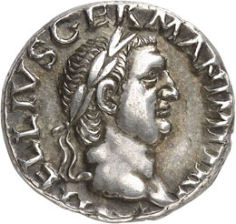 Vitellius (69). Denier en argent. 