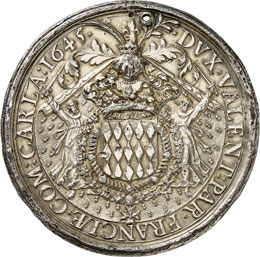 Honoré II (1604-1662). Médaille ... 