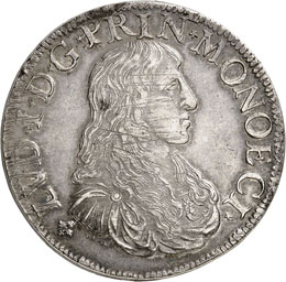 Louis Ier(1662-1701). Écu 1674. 