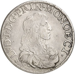 Louis Ier (1662-1701). Écu 1674. 