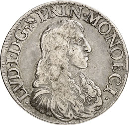 Louis Ier (1662-1701). Écu 1679. 