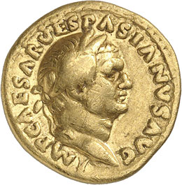 Vespasien (69-79). Aureus 70, ... 