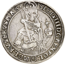 Sigismond III (1587-1632). Thaler ... 