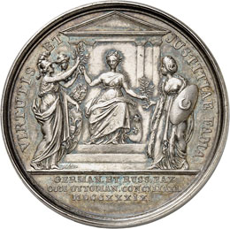 Médaille en argent 1739, ... 