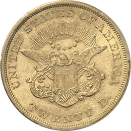 20 dollars Liberté 1861, ... 