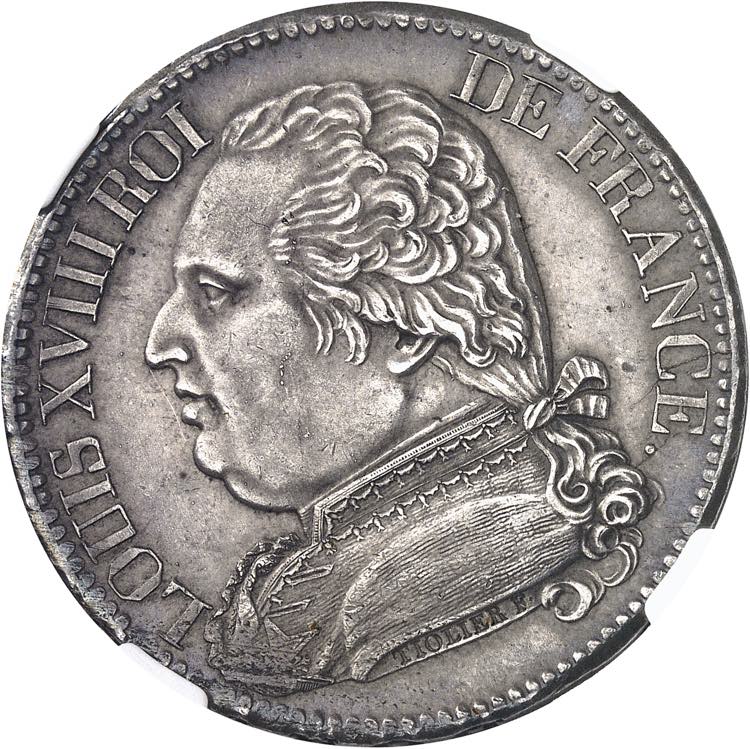 FRANCE Louis XVIII (1814-1824). 5 ... 