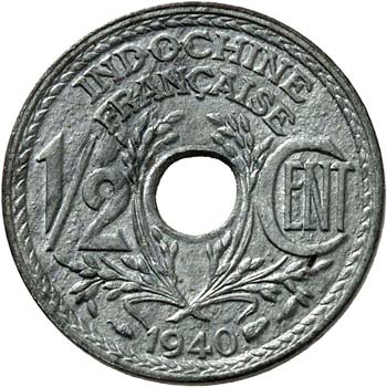 ½ cent zinc 1940. - Av. Bonnet ... 