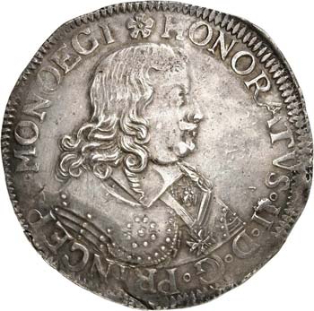 Honoré II (1604-1662). Écu 1649. ... 