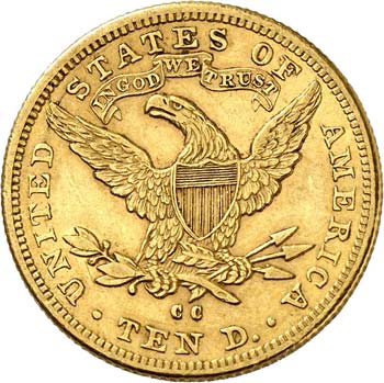 10 dollars Liberté 1884, Carson ... 