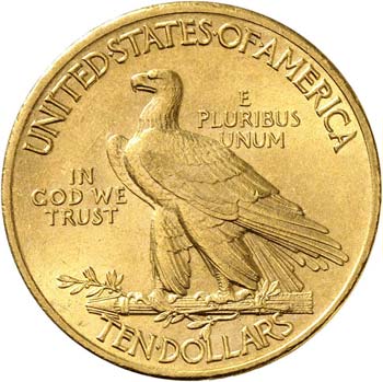 10 dollars Indien 1910, ... 