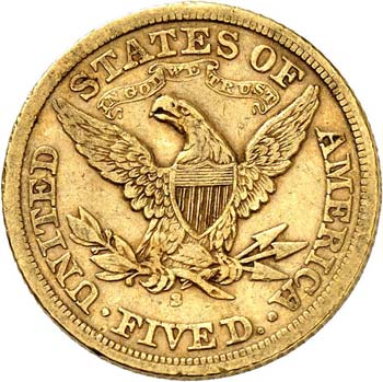 5 dollars Liberté 1871, San ... 