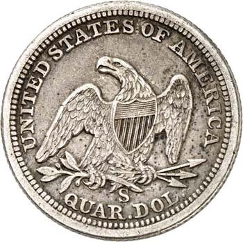 1/4 dollar 1864, San Francisco. - ... 