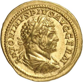 Caracalla (198-217). Aureus, Rome. ... 
