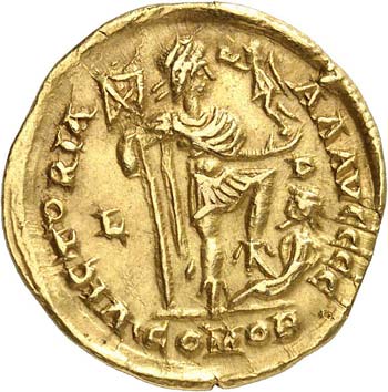 Constantin III (407-411). Solidus, ... 