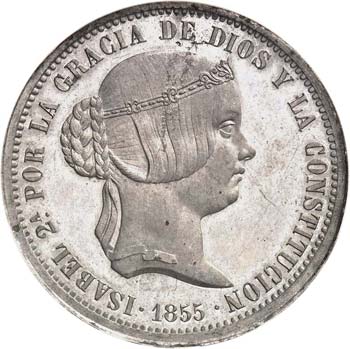 Isabelle II (1833-1868). 20 reales ... 