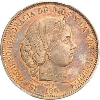 Isabelle II (1833-1868). 20 reales ... 