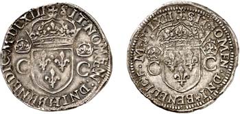 Charles IX (1560-1574). Lot de ... 