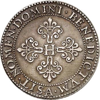 Henri IV (1589-1610). Franc 1607, ... 