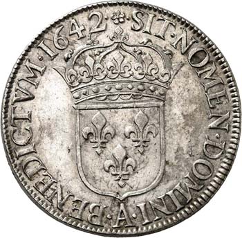 Louis XIII (1610-1643). Écu de 60 ... 
