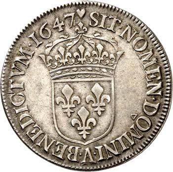 Louis XVI (1610-1643). ½ écu à ... 