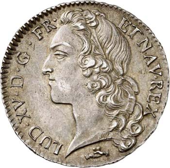 Louis XV (1715-1774). 1/2 écu au ... 
