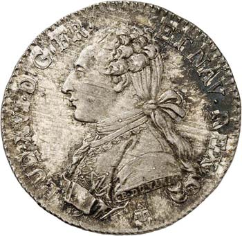 Louis XVI (1774-1792). 1/5 écu ... 