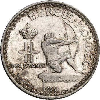 Louis II (1922-1949). 2 francs ... 