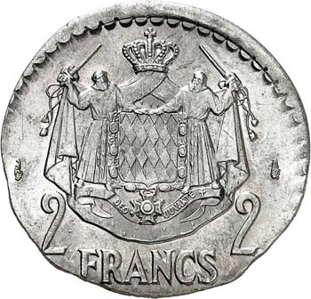 Louis II (1922-1949) 2 francs ... 