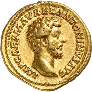 Lucius Verus (161-169). Aureus ... 