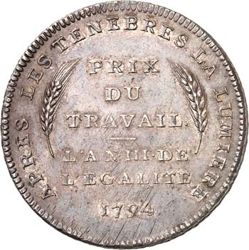 Genève. Thaler 10 décimes 1794. ... 