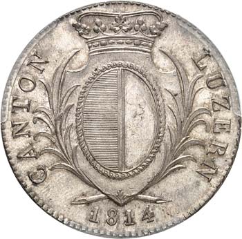Lucerne (1804-1814). 4 franken ... 